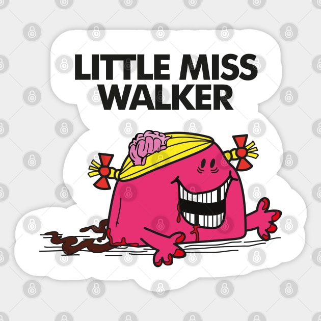 Little Miss Walker Sticker by innercoma@gmail.com